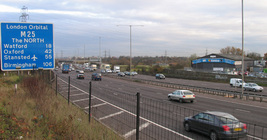 M25 advertising 